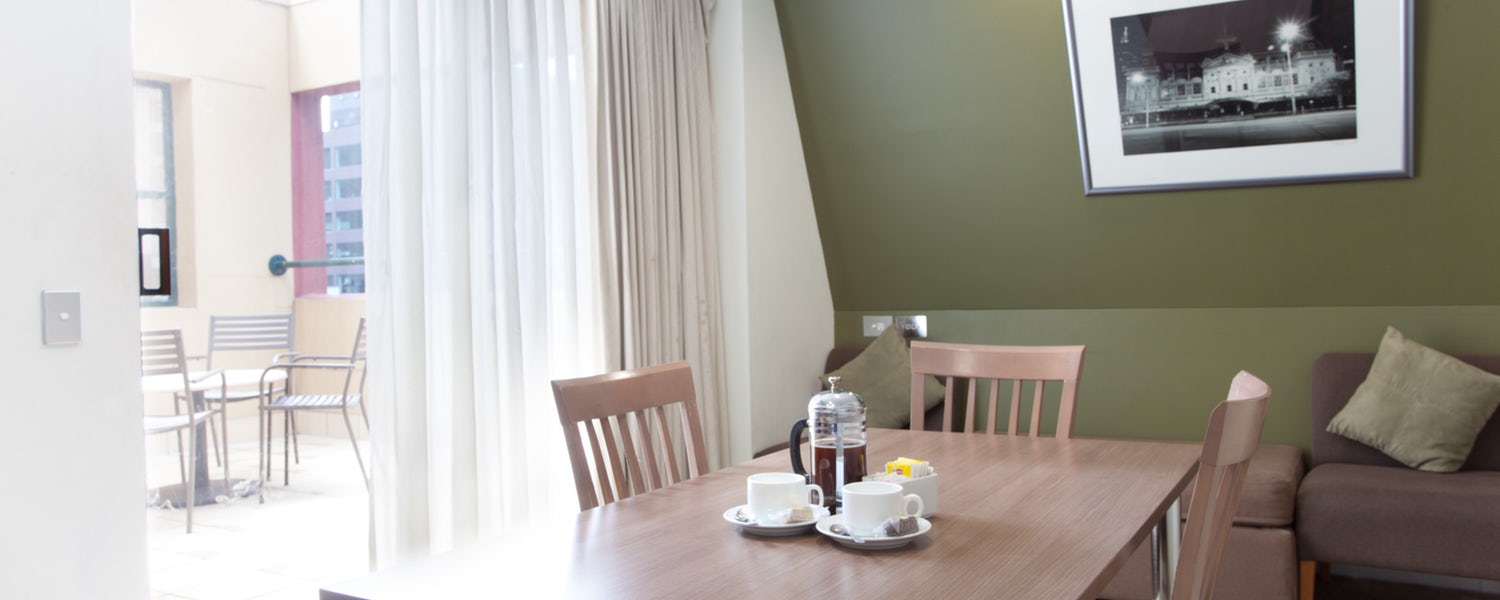 Stay in and eat breakfast in you hotel on a proper dinning table